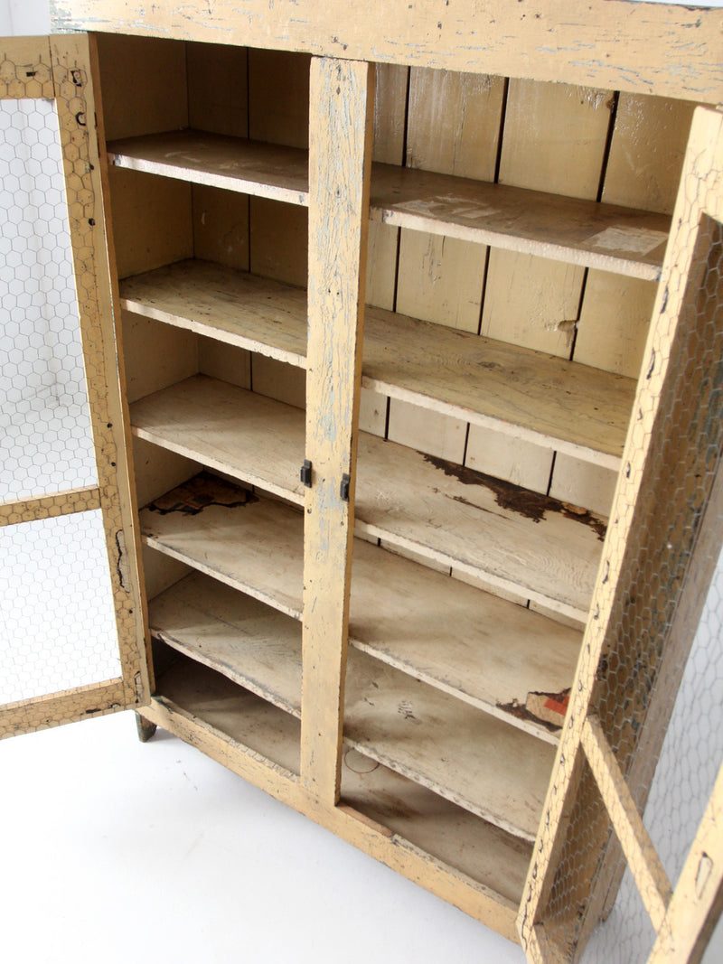 antique farmhouse cupboard