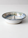 vintage studio pottery apple baker bowl