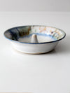 vintage studio pottery apple baker bowl