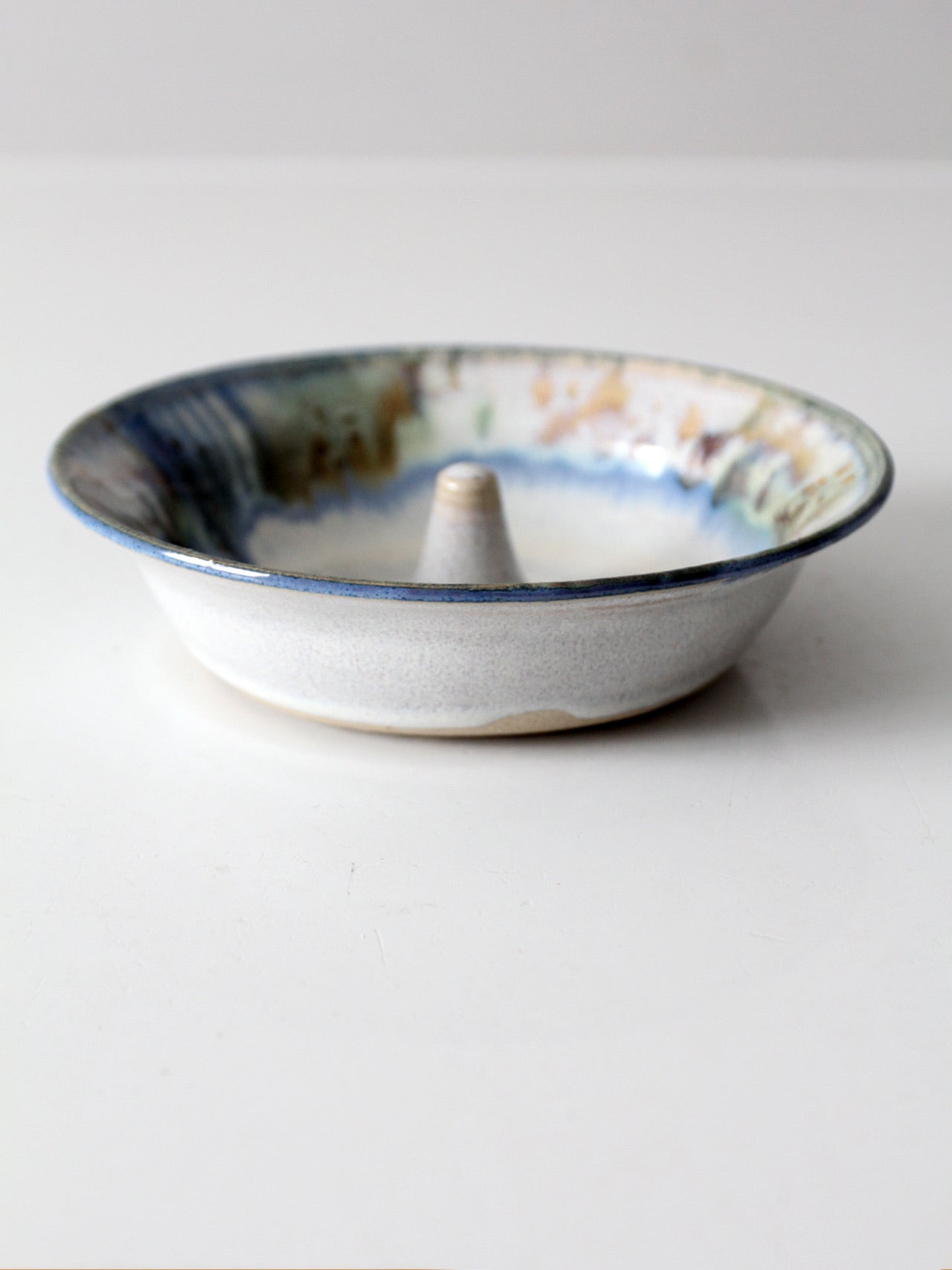 vintage studio pottery apple baker bowl