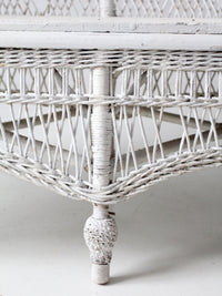 early 20th century painted white loveseat