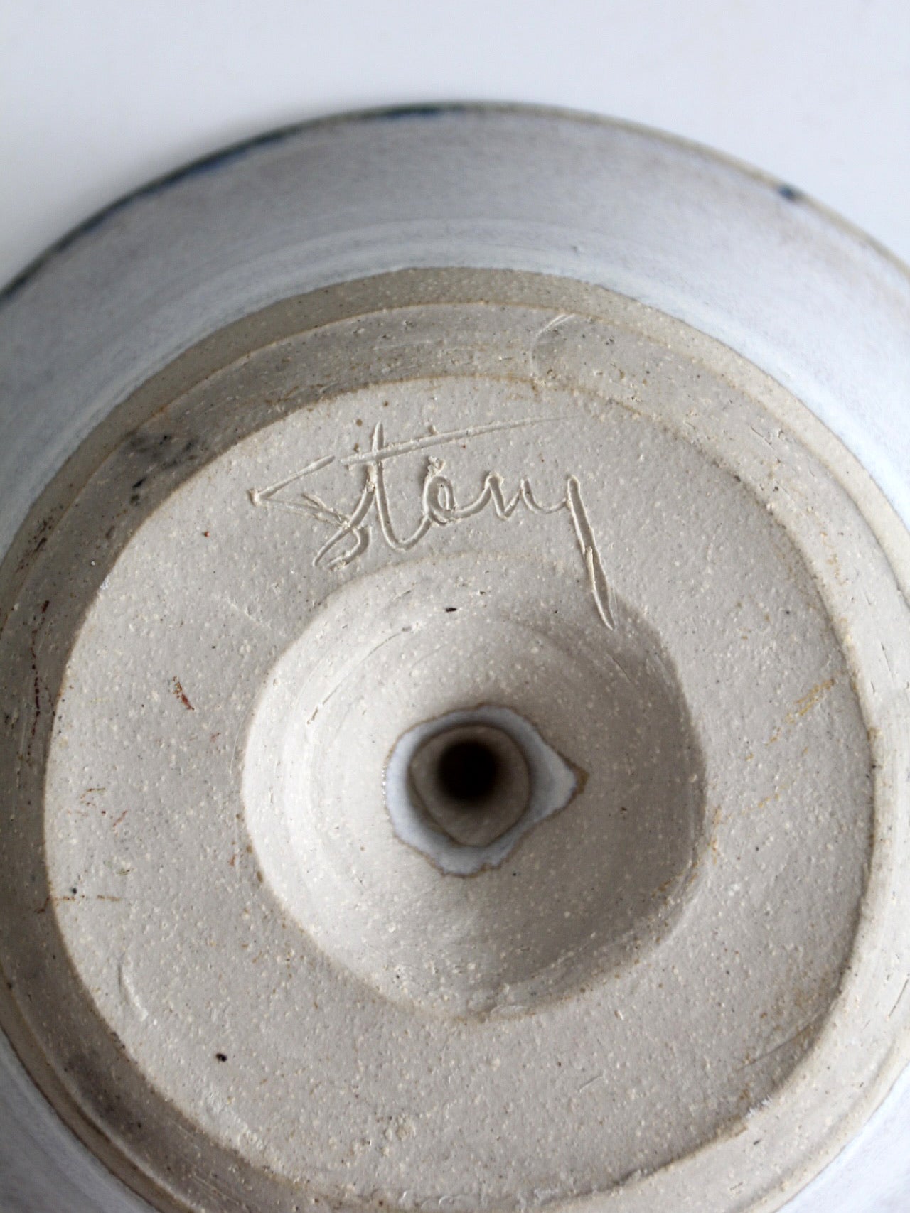 vintage studio pottery apple baker bowl