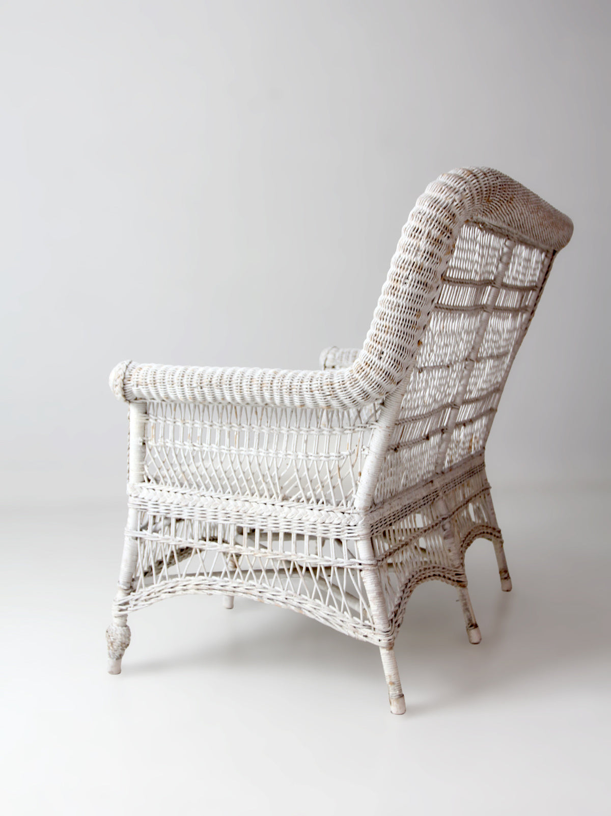 early 20th century painted white loveseat