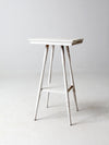 antique painted side table