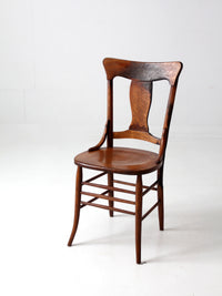 antique splat back dining chair