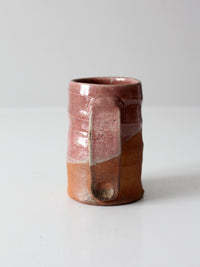 vintage studio pottery mug
