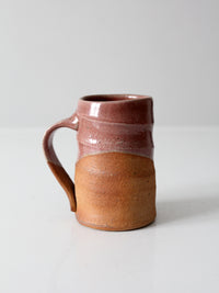 vintage studio pottery mug
