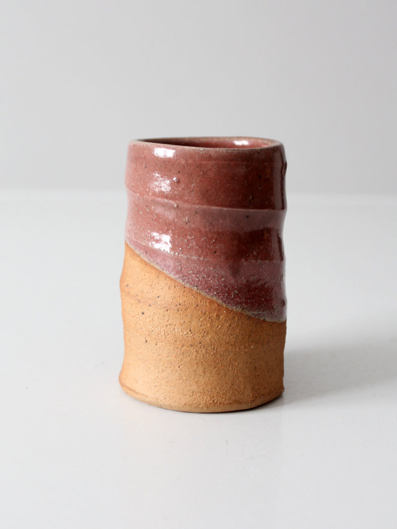 vintage studio pottery mug