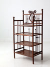 antique Victorian etagere shelf stand