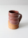 vintage studio pottery mug