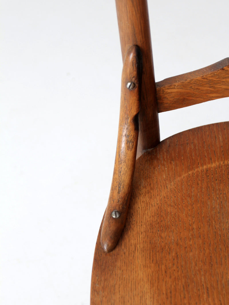 antique splat back dining chair