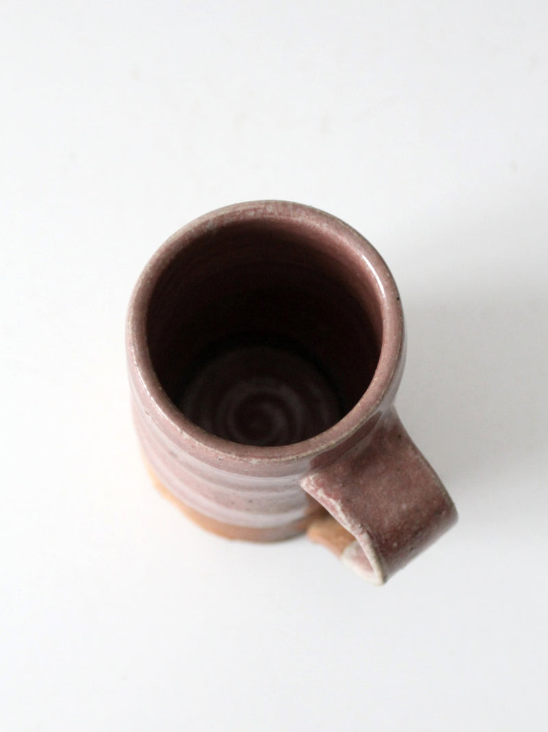 vintage studio pottery mug