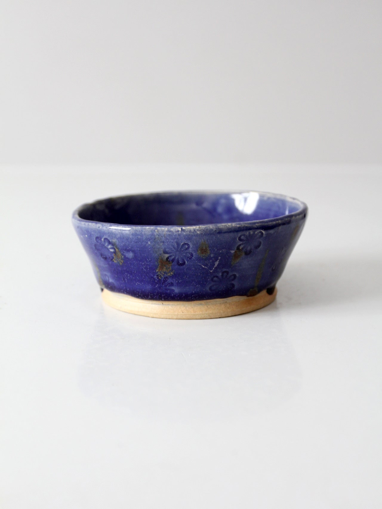 vintage handmade studio pottery bowl