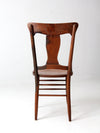 antique splat back dining chair