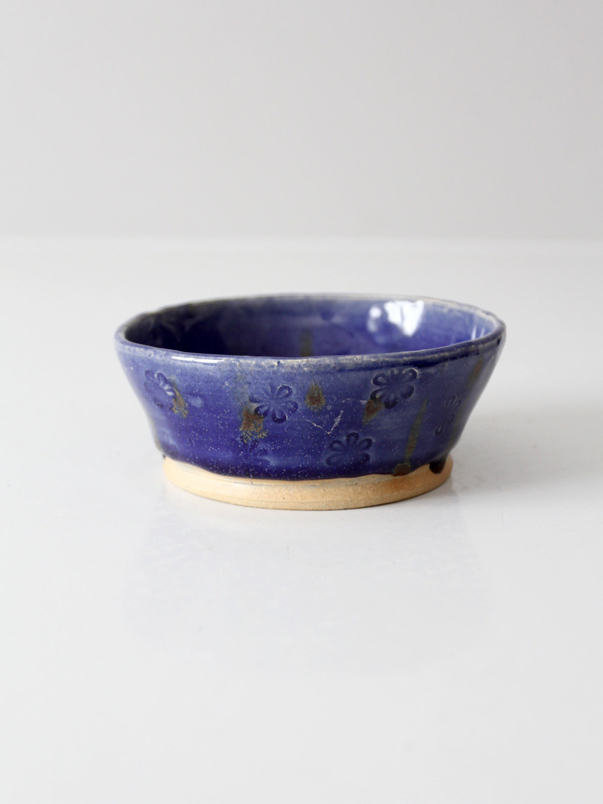 vintage handmade studio pottery bowl