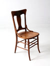 antique splat back dining chair