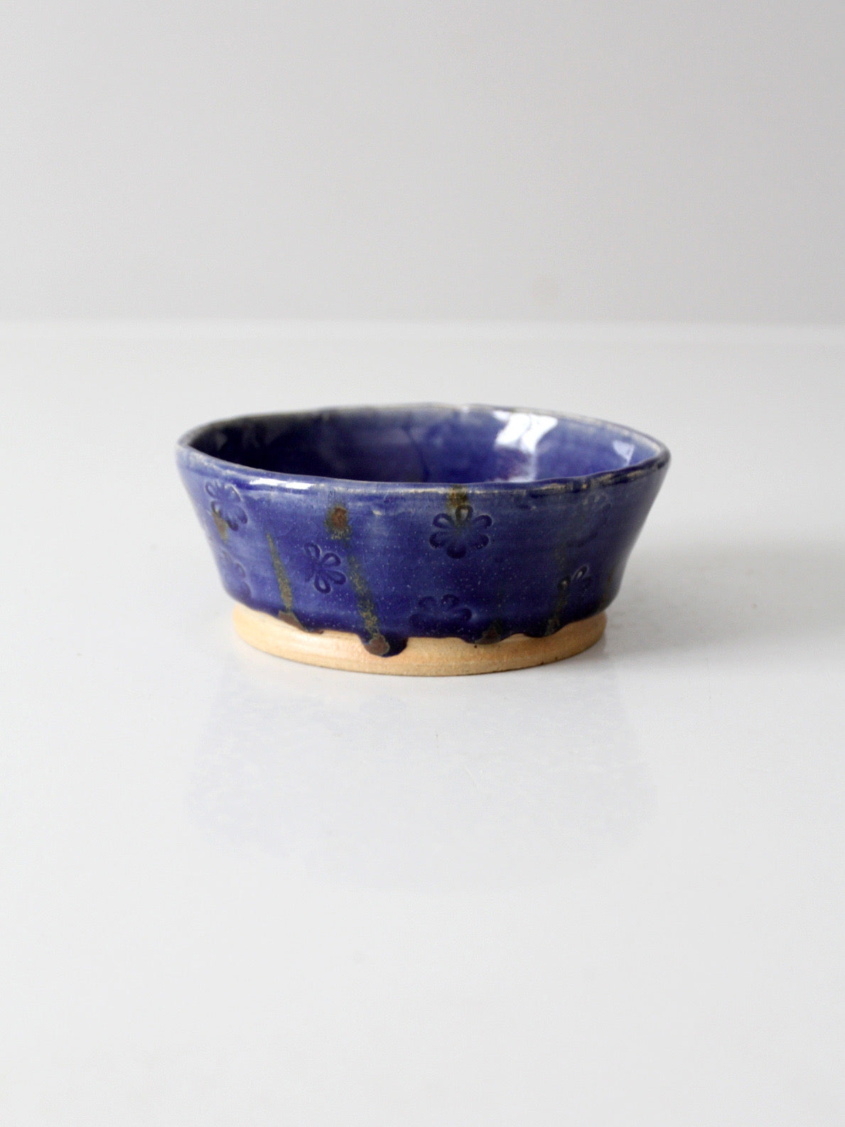 vintage handmade studio pottery bowl