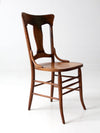 antique splat back dining chair