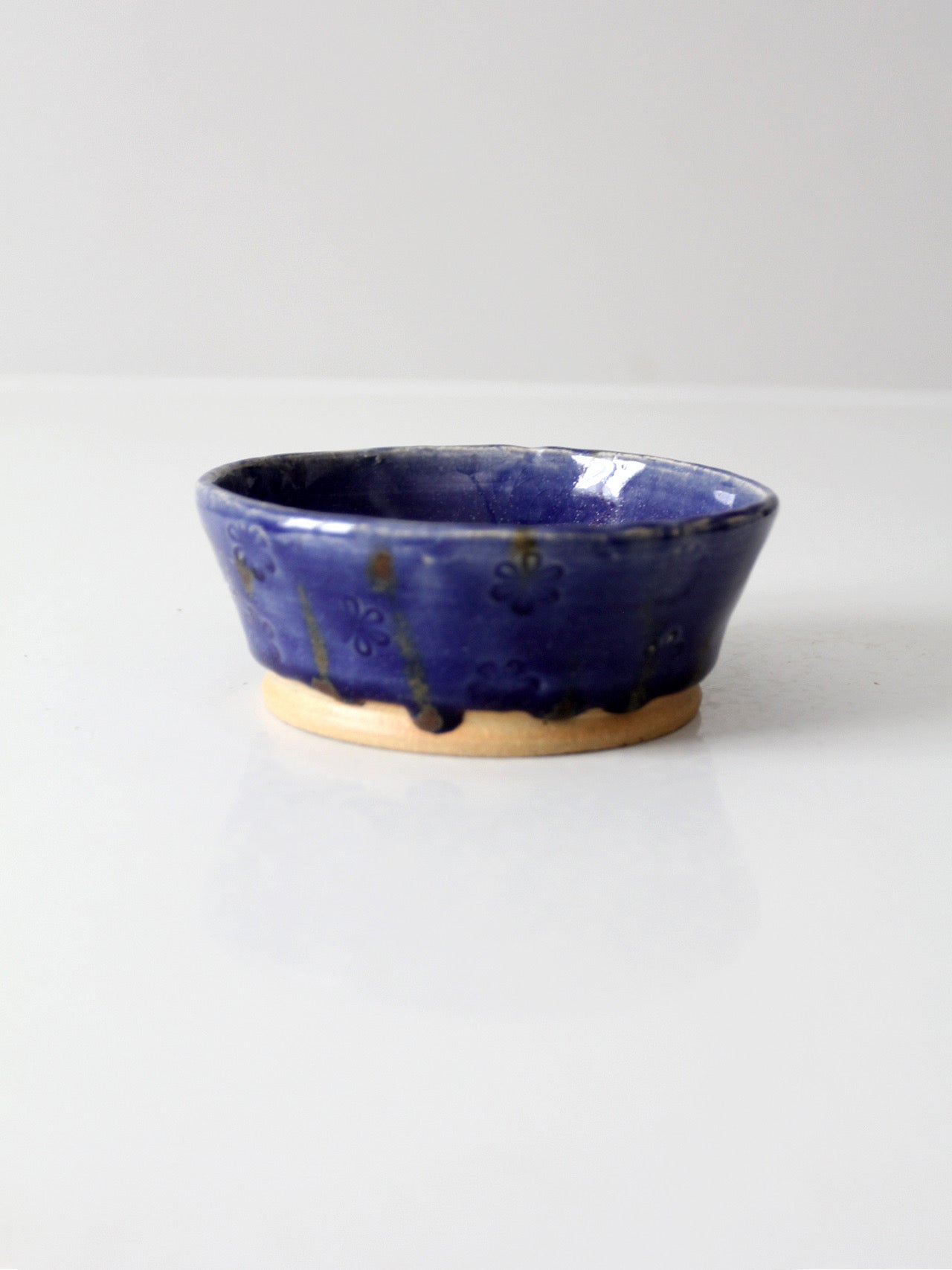vintage handmade studio pottery bowl