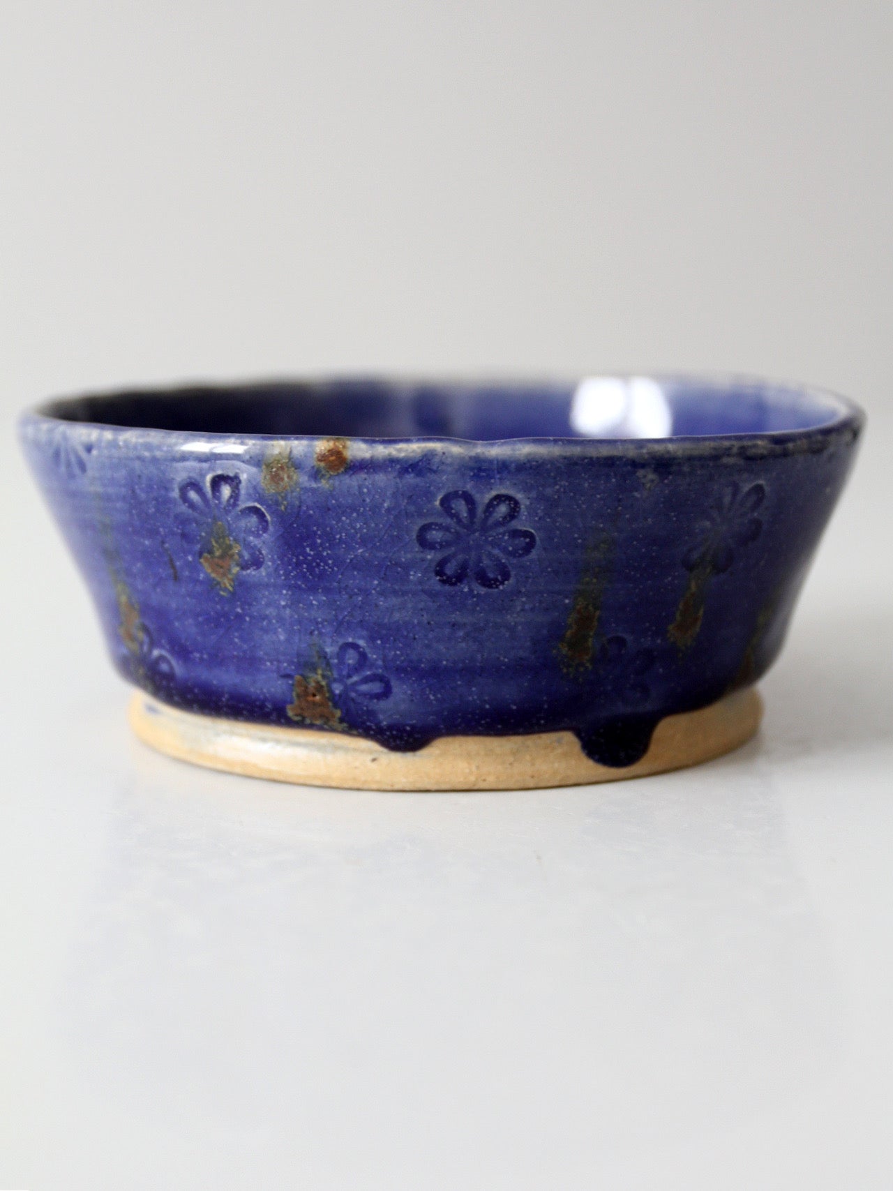 vintage handmade studio pottery bowl