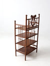 antique Victorian etagere shelf stand