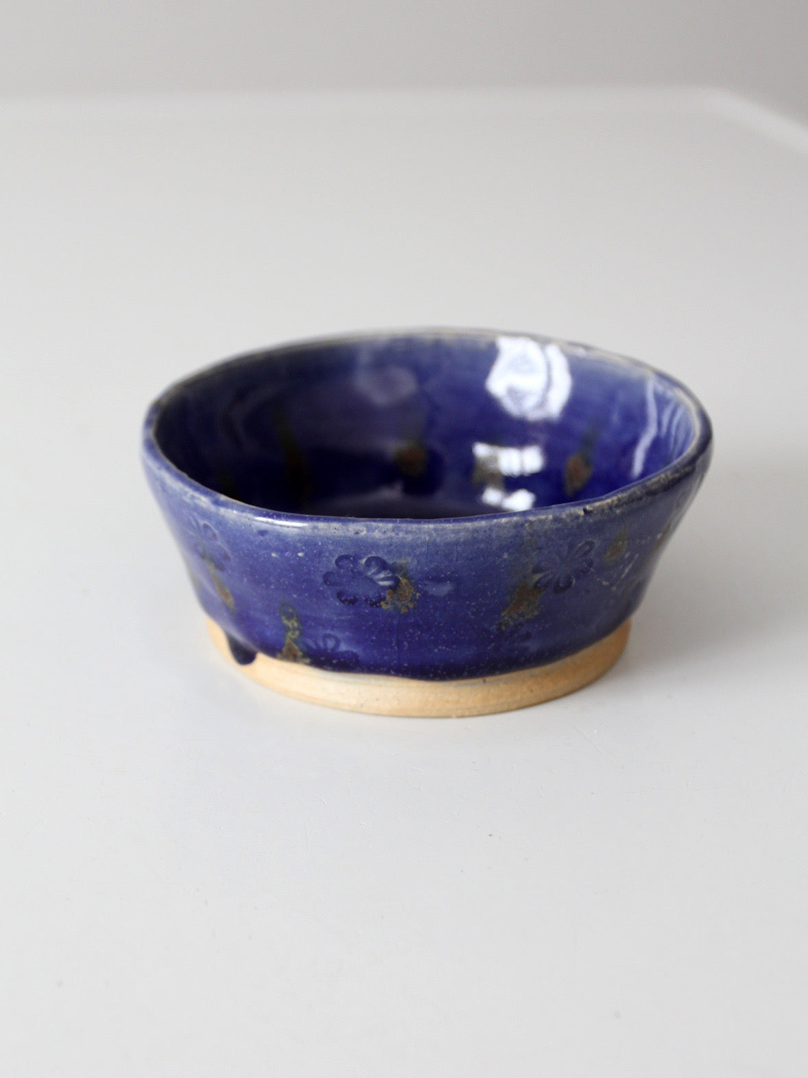 vintage handmade studio pottery bowl