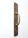 vintage industrial brass door handle