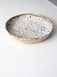 vintage 1976 Jo Wiley studio pottery plate