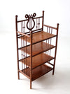 antique Victorian etagere shelf stand