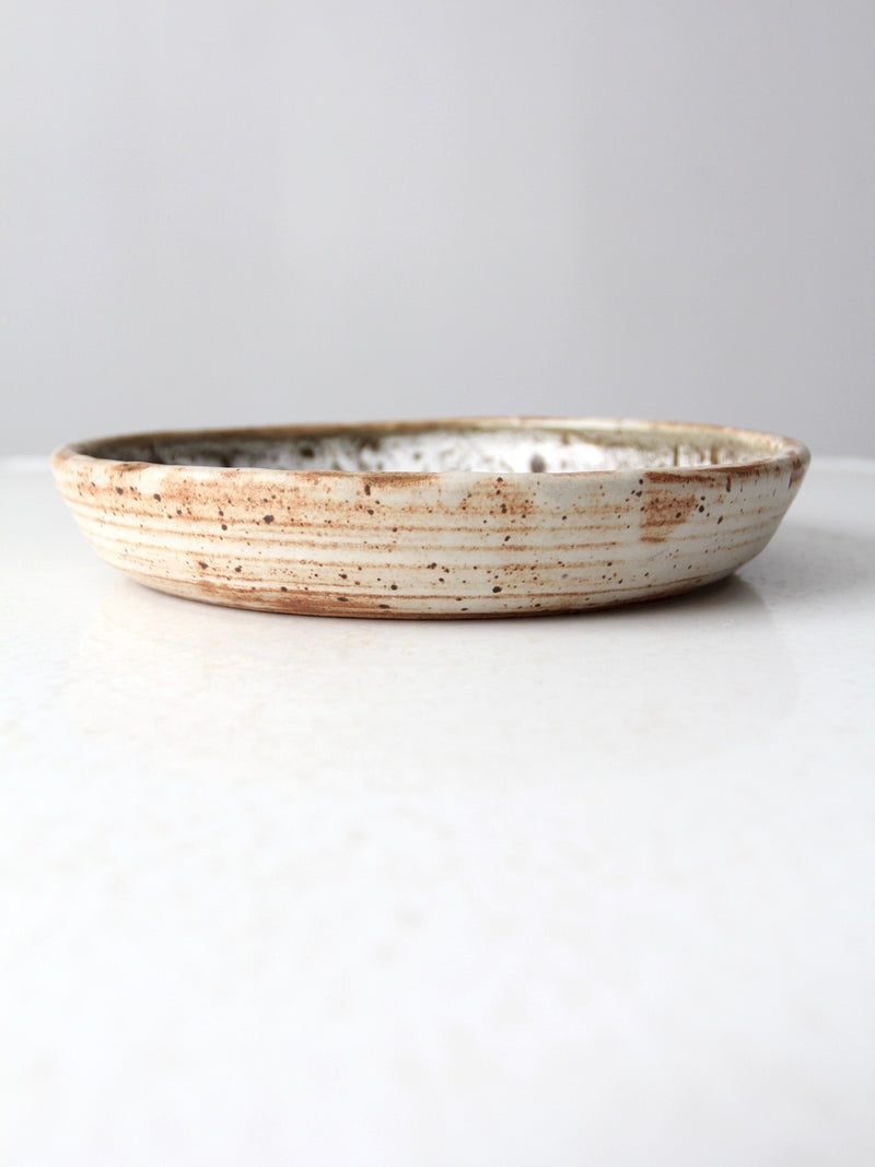 vintage 1976 Jo Wiley studio pottery plate