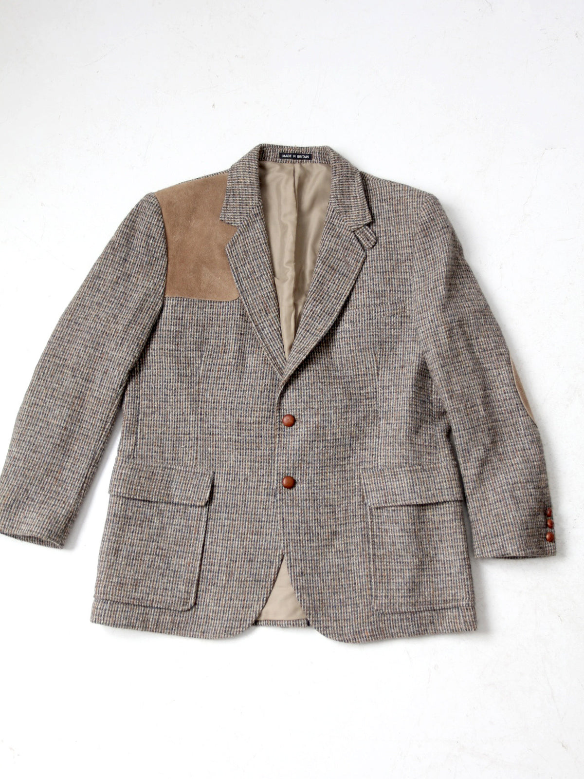 vintage Harris tweed shooting blazer – 86 Vintage