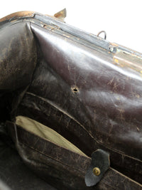 antique black leather doctor's bag
