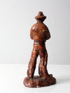 vintage western cowboy statue