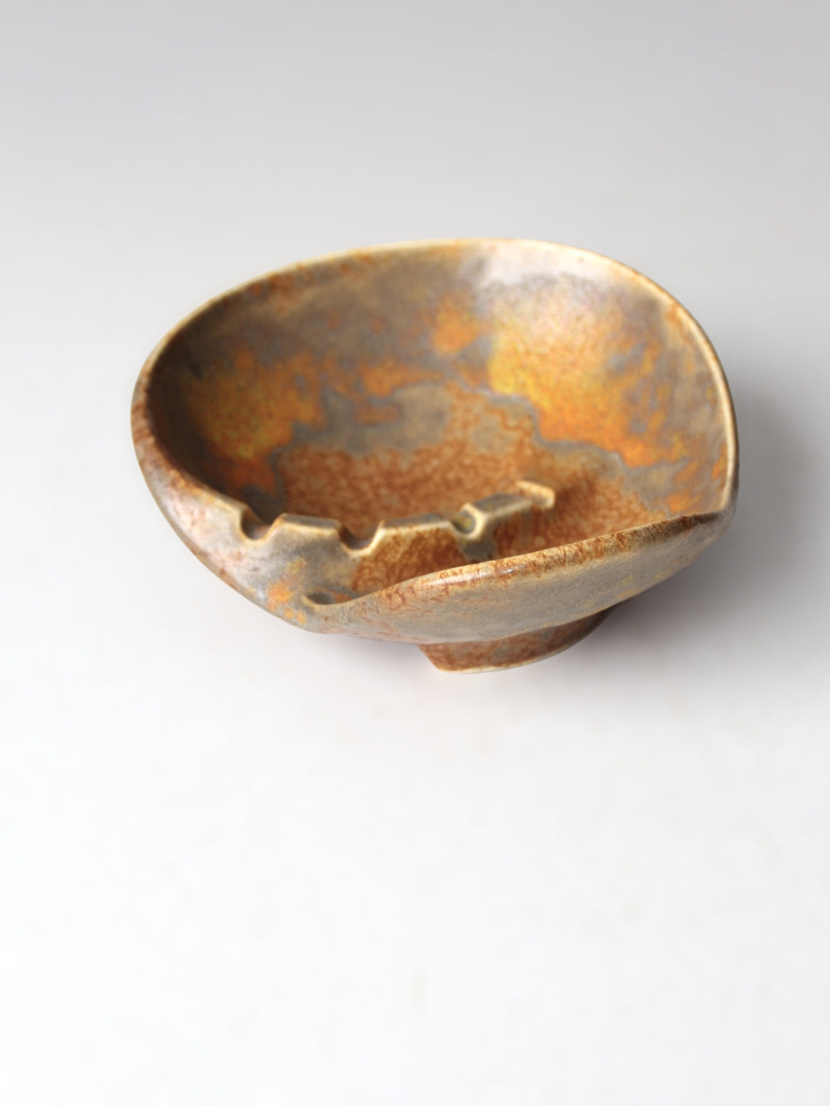 mid-century Haeger pottery ashtray