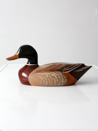 vintage Bob May mallard duck decoy