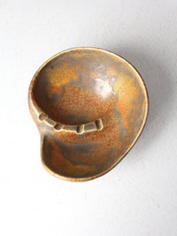mid-century Haeger pottery ashtray