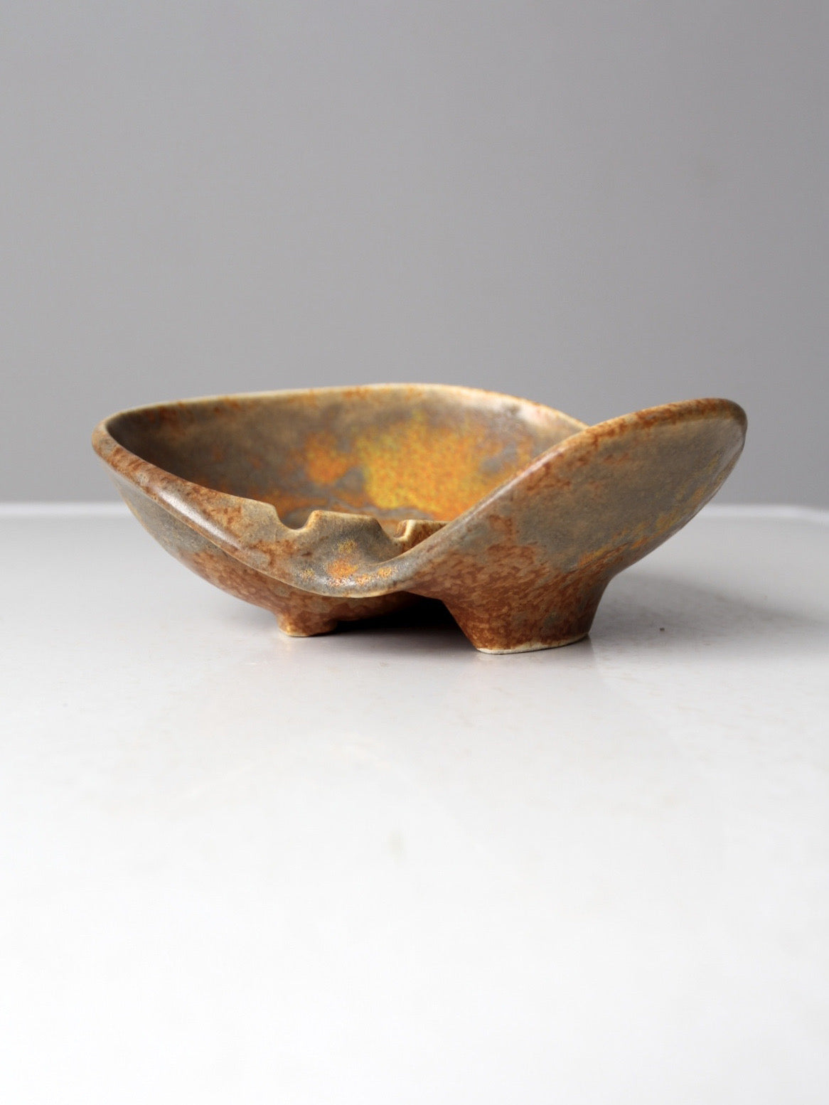 mid-century Haeger pottery ashtray