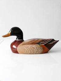 vintage Bob May mallard duck decoy