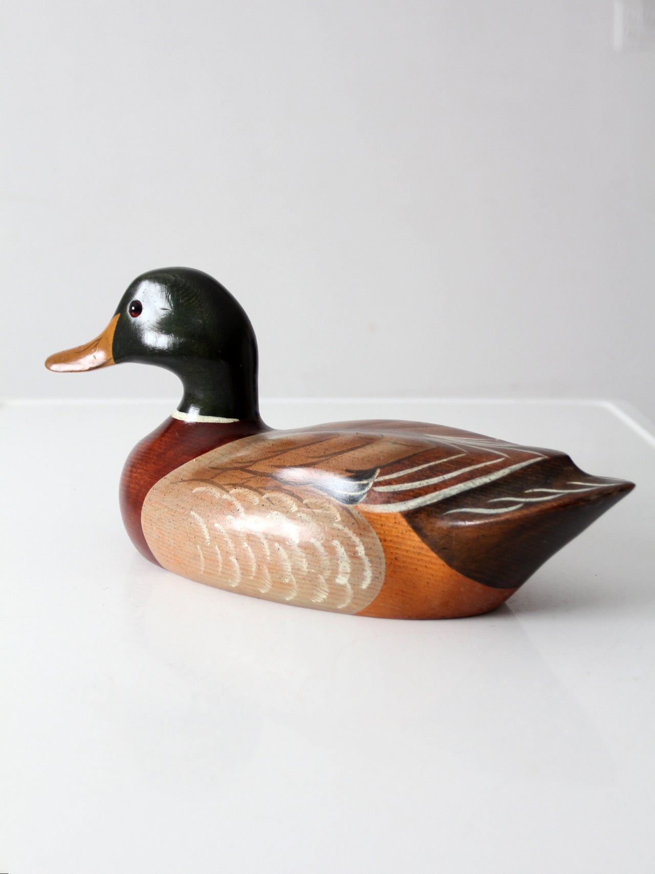 vintage Bob May mallard duck decoy