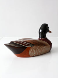vintage Bob May mallard duck decoy