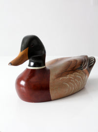 vintage Bob May mallard duck decoy