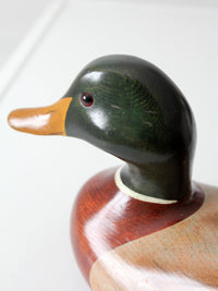 vintage Bob May mallard duck decoy