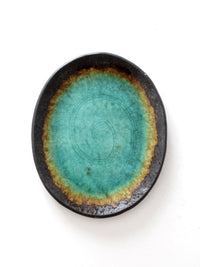 vintage studio pottery plate