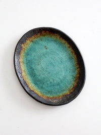 vintage studio pottery plate