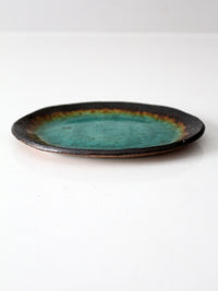 vintage studio pottery plate