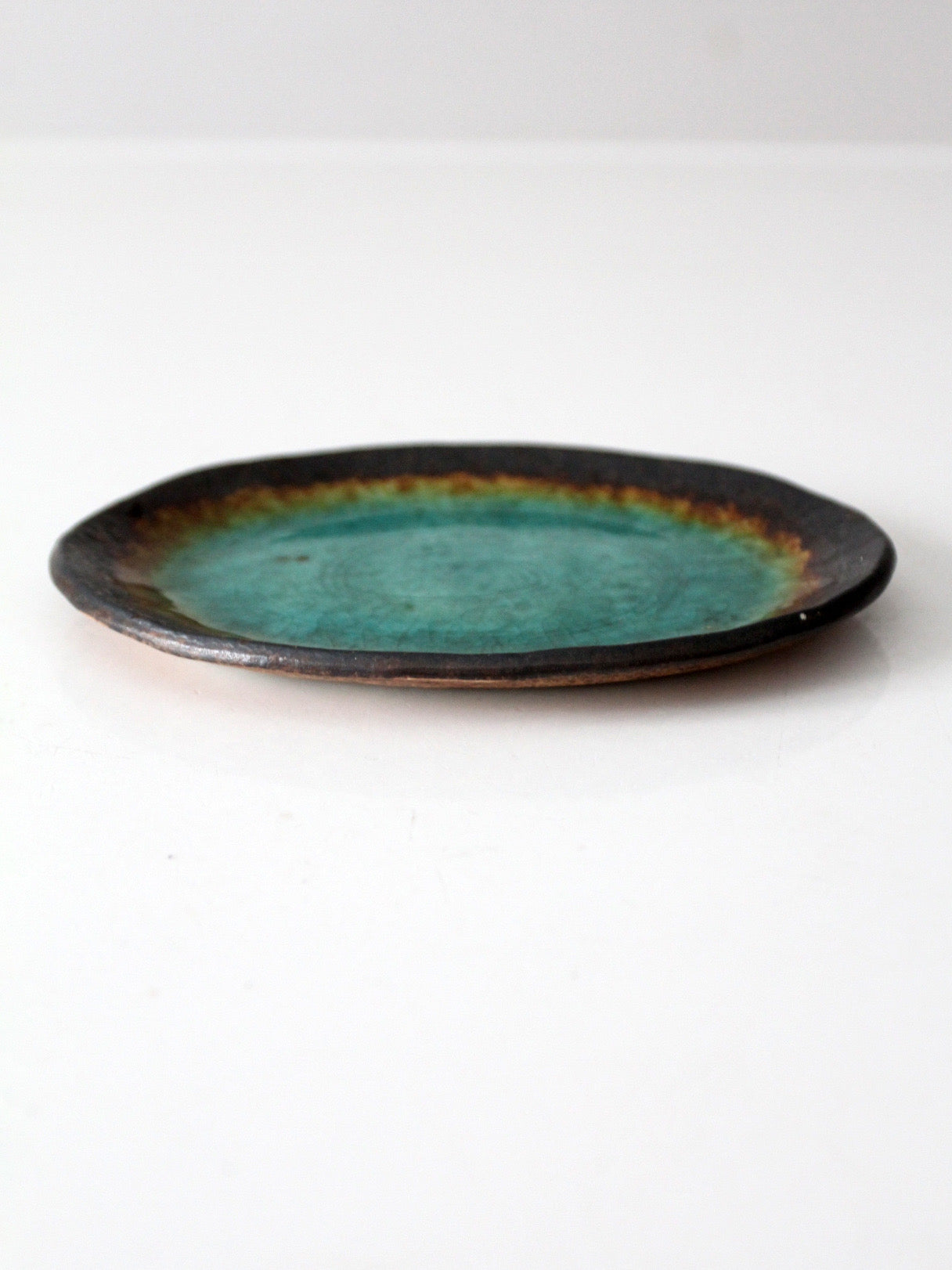 vintage studio pottery plate