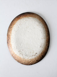 vintage studio pottery plate