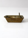 mid-century brass bathtub ashtray