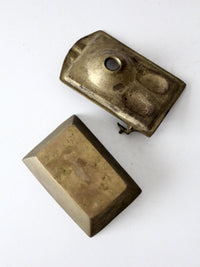 mid-century brass bathtub ashtray