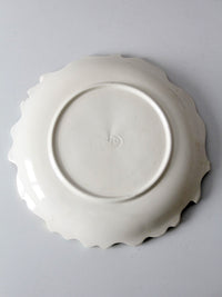 vintage Italian majolica fruit plate